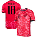 KANGIN #18 South Korea Home Red Fans Soccer Jersey 2024/25 ★★ Front