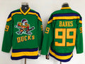 Men's Anaheim Ducks Adam Banks #99 Green Breakaway Player Jerseys
