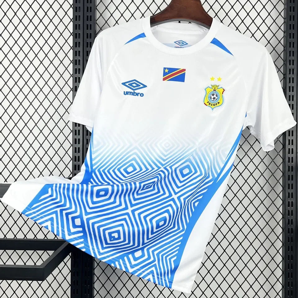 2024/25 Morocco Red Fans Soccer Jersey Detail 4