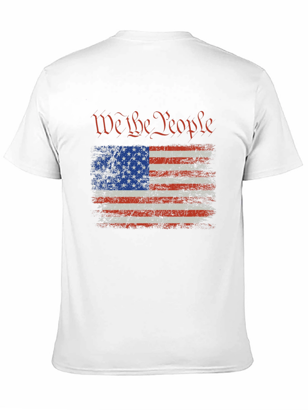 We The People USA Flag Graphic T-Shirt