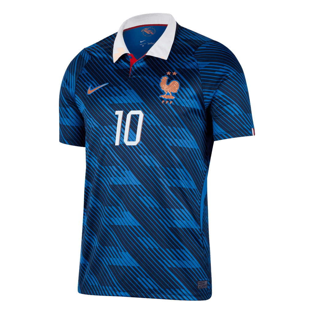 MBAPPE #10 France Home Soccer Jersey World Cup 2026 Blue Image 3