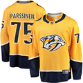 Men's Nashville Predators Juuso Parssinen #75 Gold Home Breakaway Jerseys