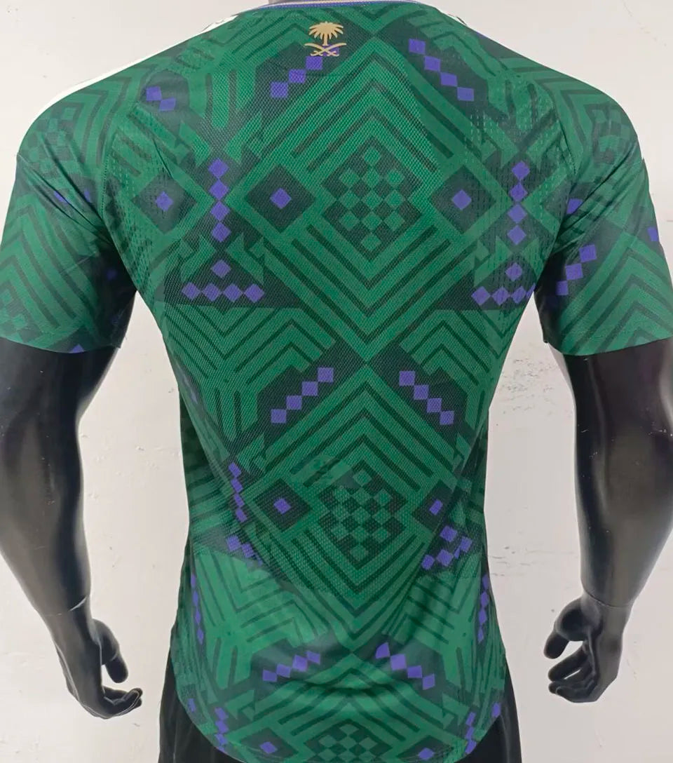 2026/27 Saudi Arabia Home Green Player Version Soccer Jersey Back