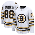 Men's Boston Bruins David Pastrnak #88 White Player Game Jerseys