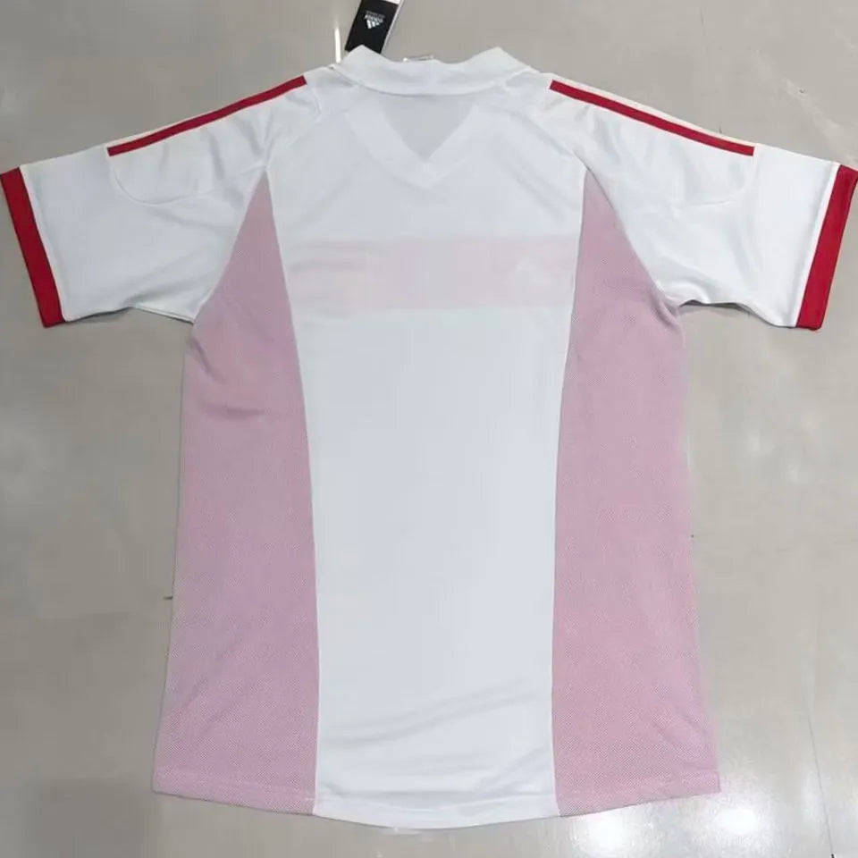 2002 Turkey Home White Retro Retro Jersey Back
