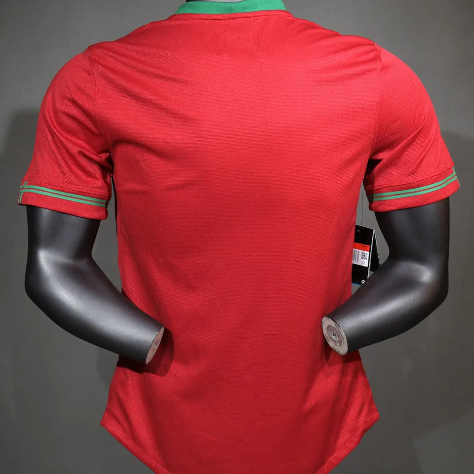 2012 Portugal Home Retro Player Version Soccer Jersey 球员版 Back