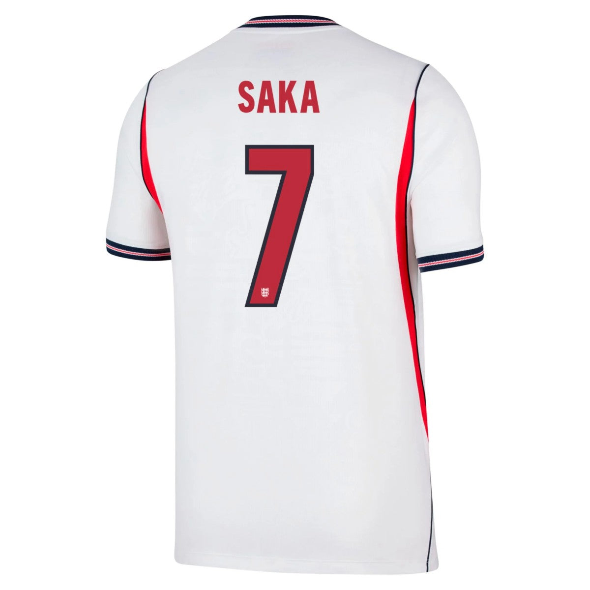 Saka #7 England Home Jersey World Cup 2026 Front