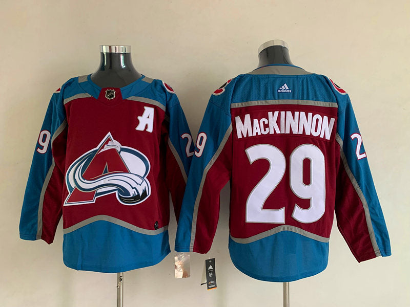 Men's Colorado Avalanche Nathan MacKinnon #29 Burgundy Breakaway Player Jerseys