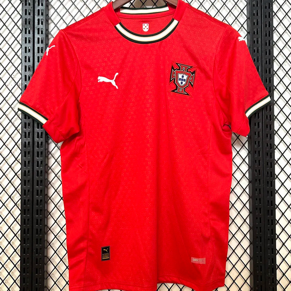 RONALDO #7 Portugal Home Red Fans Jersey 2025/26 ★★ Back