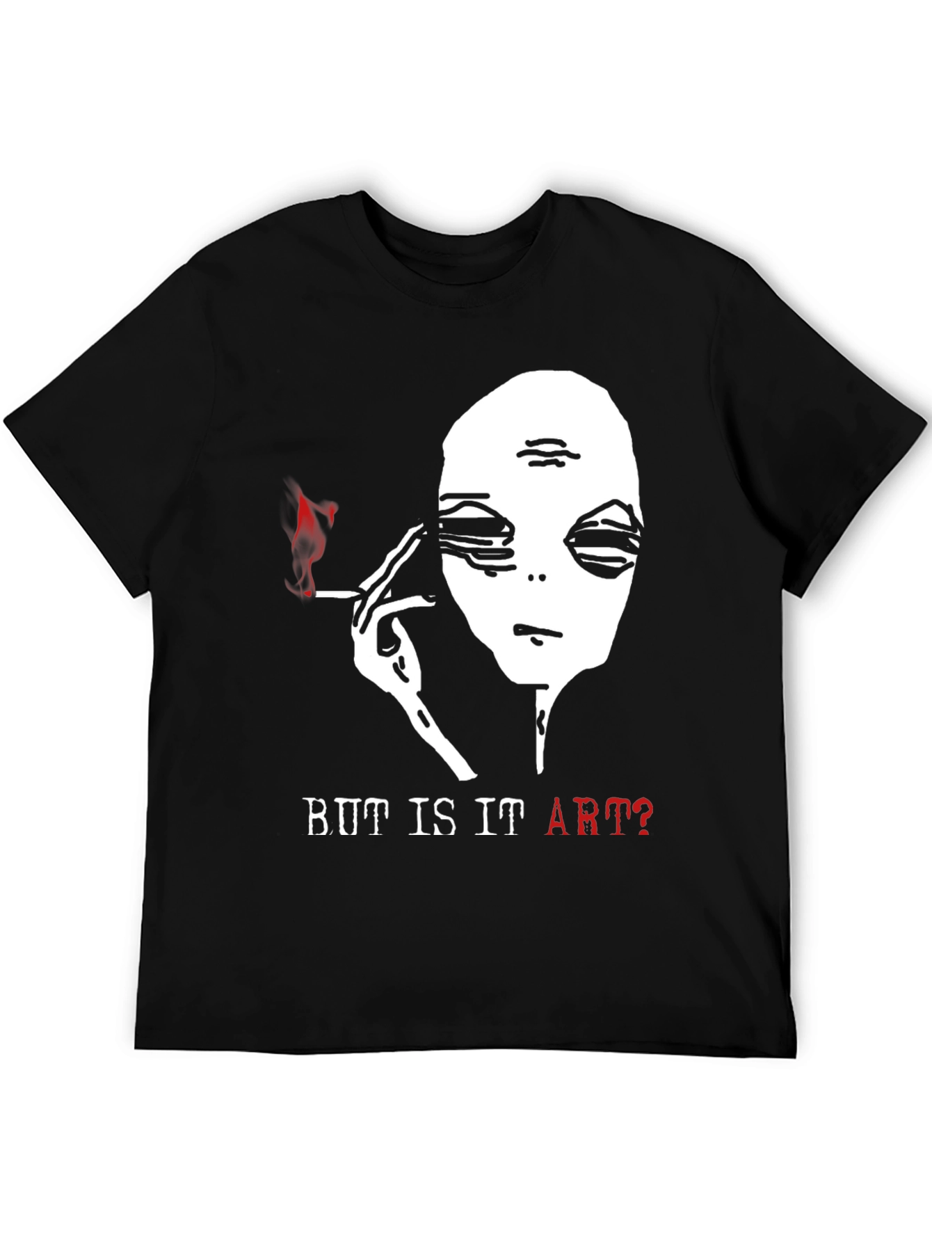 Alien Smoking T-Shirt - But Is It Art?
