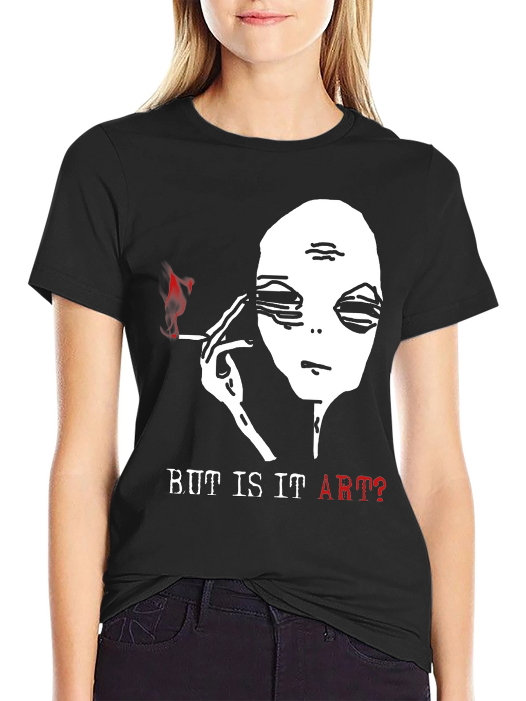Alien Smoking T-Shirt - But Is It Art?