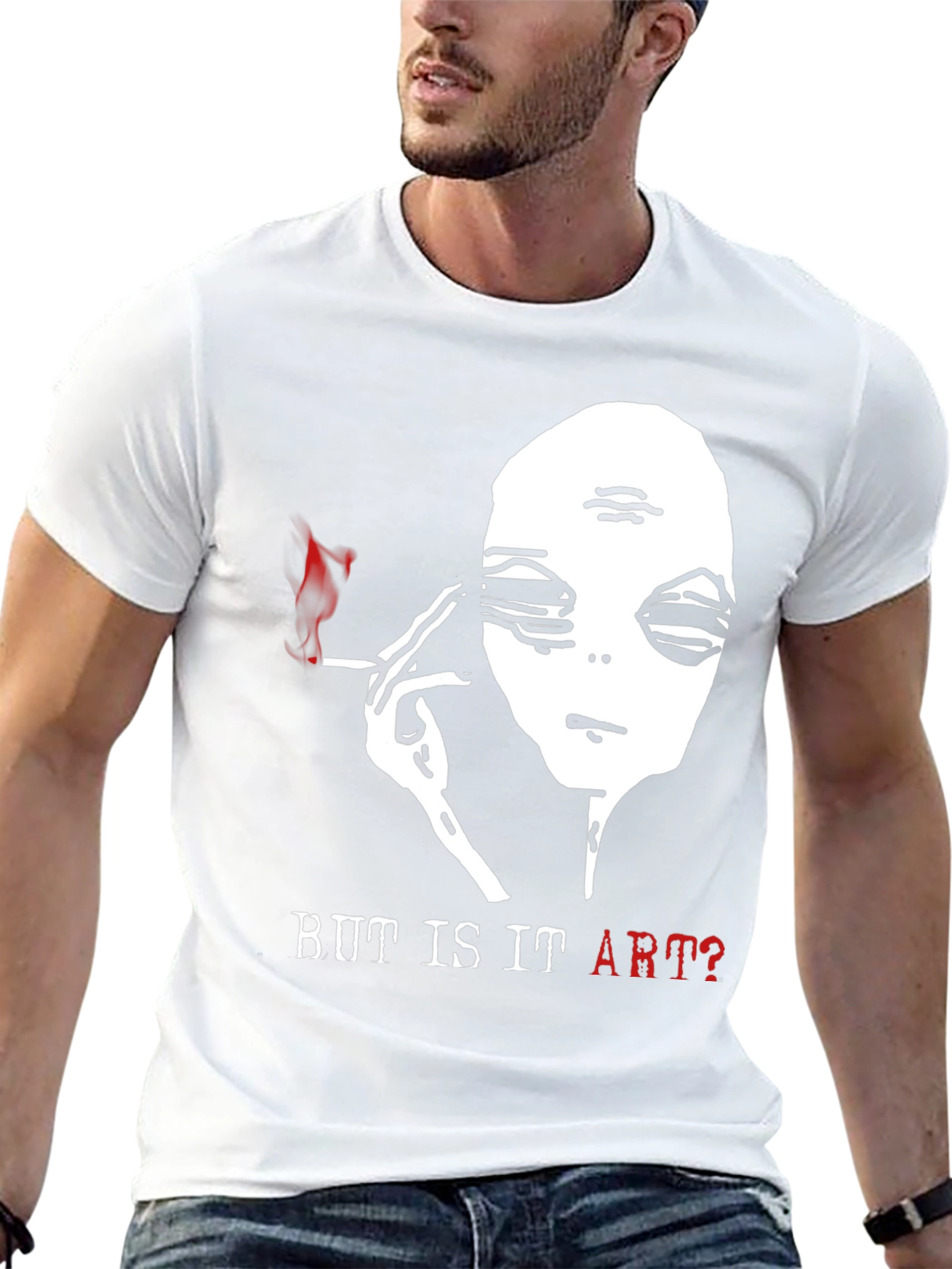 Alien Smoking T-Shirt - But Is It Art?