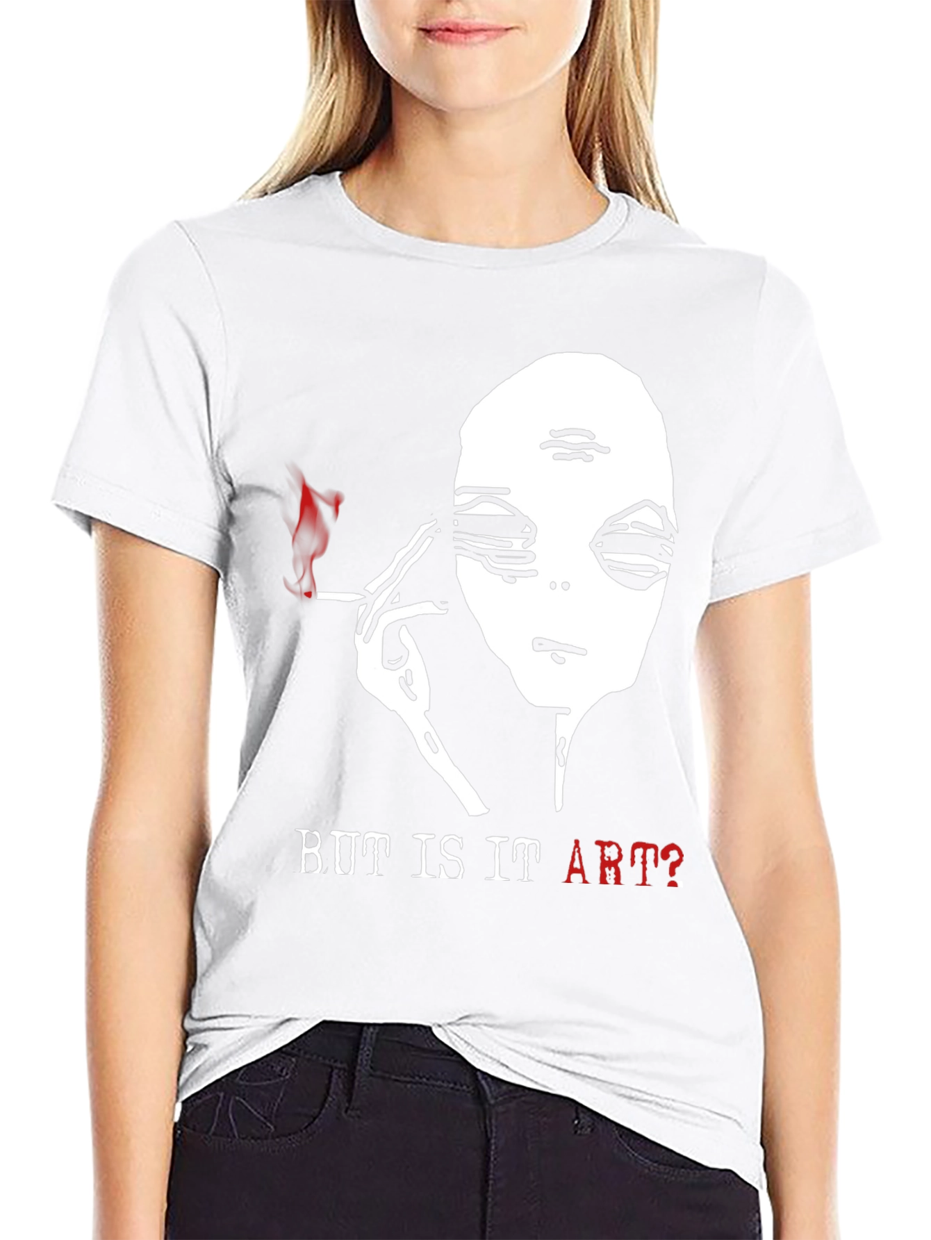Alien Smoking T-Shirt - But Is It Art?