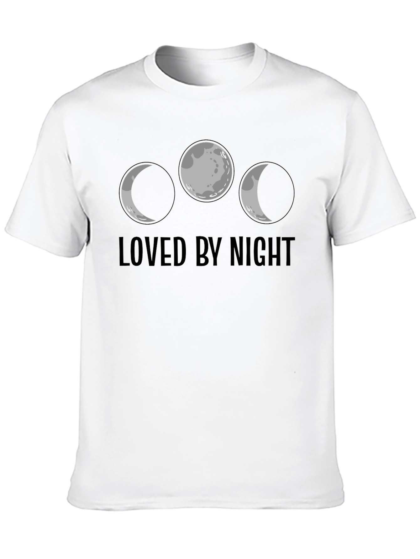 Loved by Night Moon Phases T-Shirt