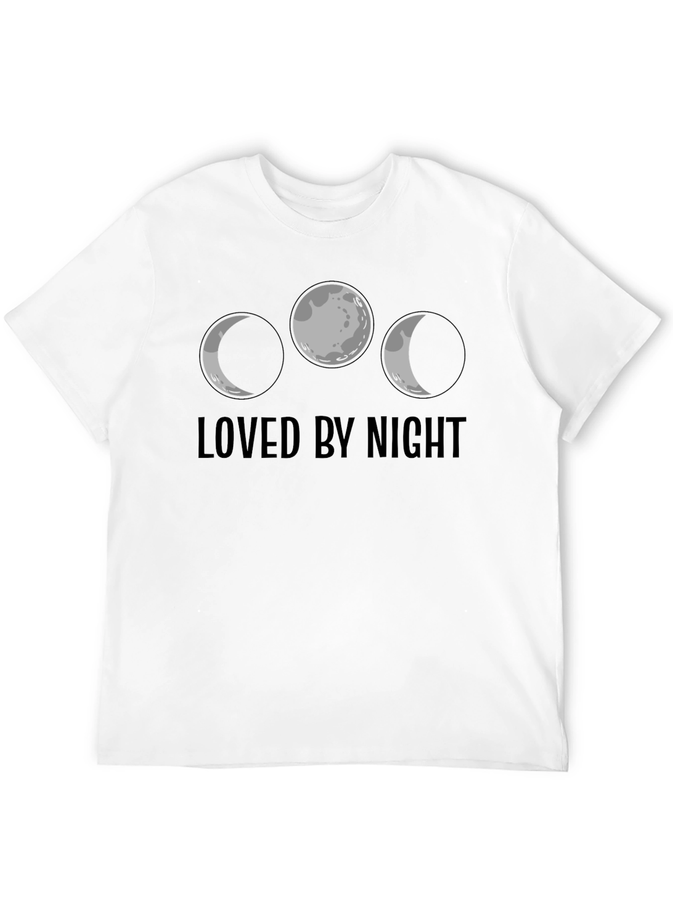 Loved by Night Moon Phases T-Shirt