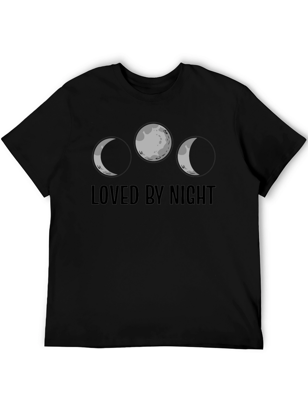 Loved by Night Moon Phases T-Shirt