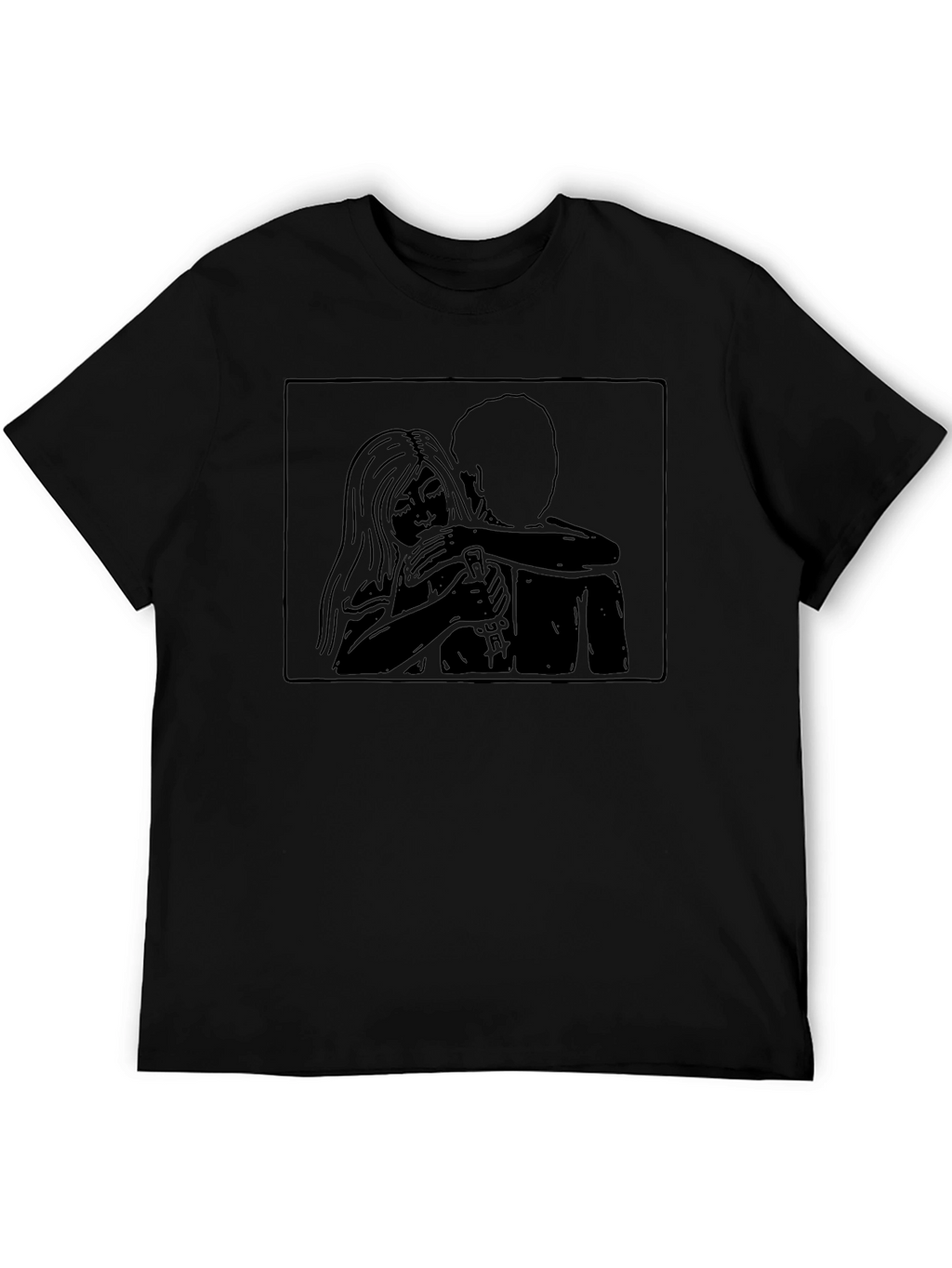 Embrace Graphic Tee - Unisex Black T-Shirt