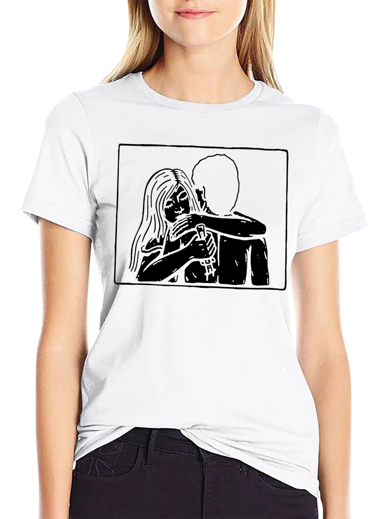 Embrace Graphic Tee - Unisex Black T-Shirt
