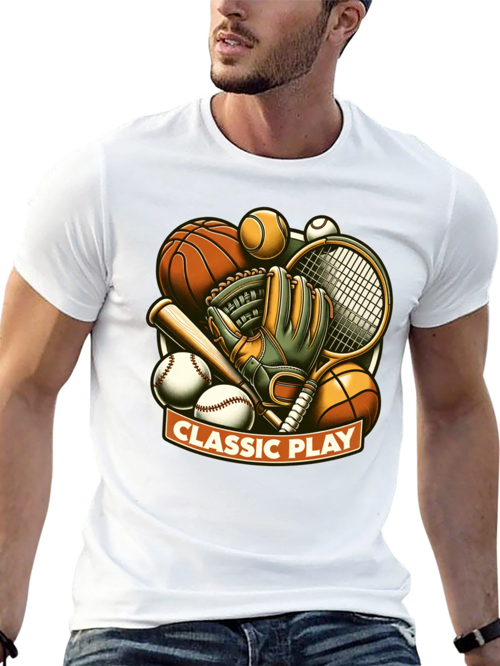 Classic Play Sports Graphic T-Shirt