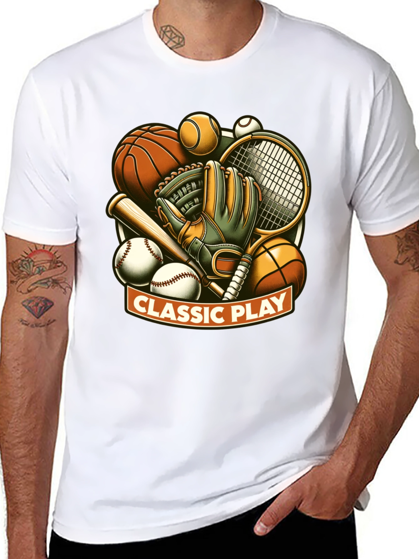 Classic Play Sports Graphic T-Shirt