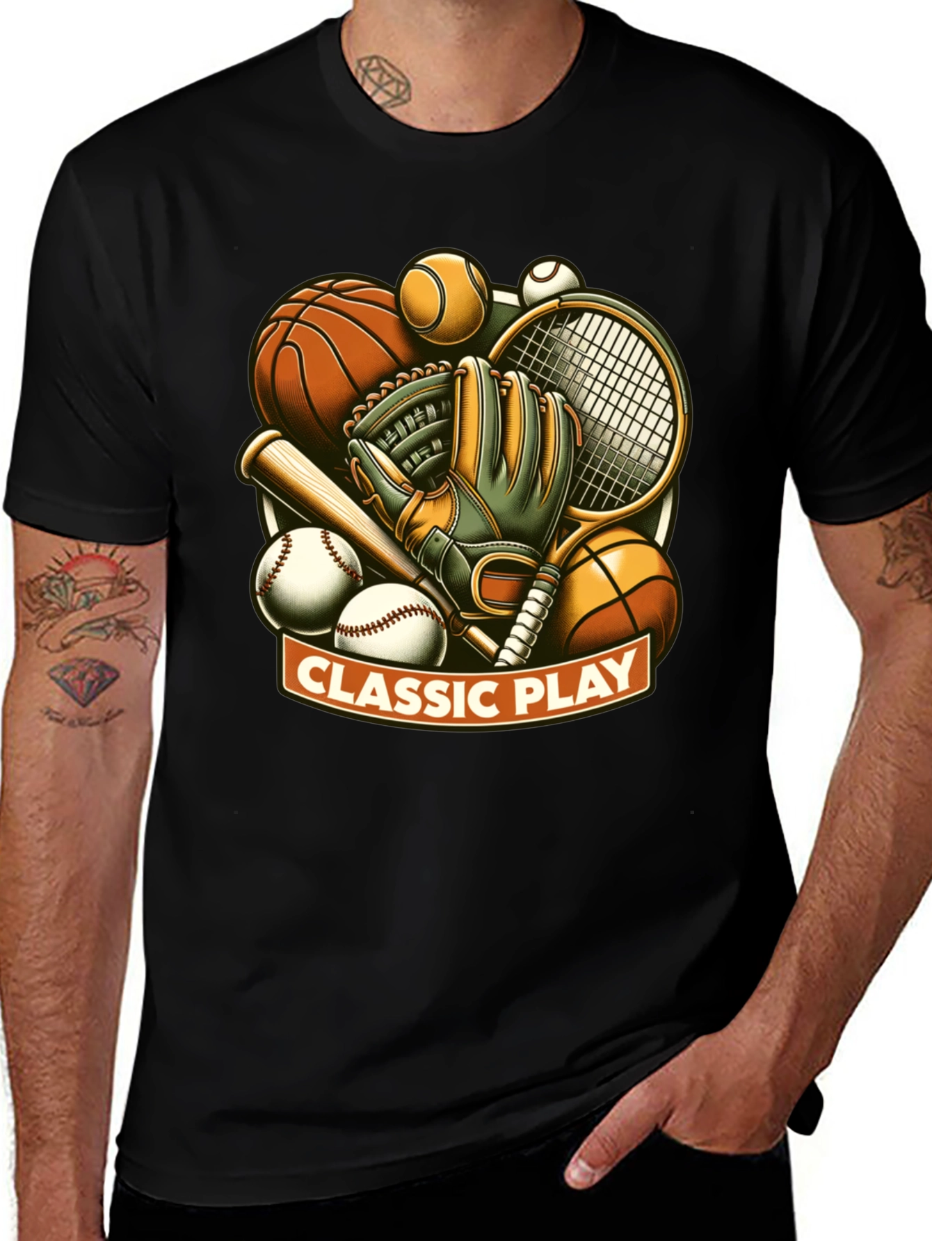 Classic Play Sports Graphic T-Shirt