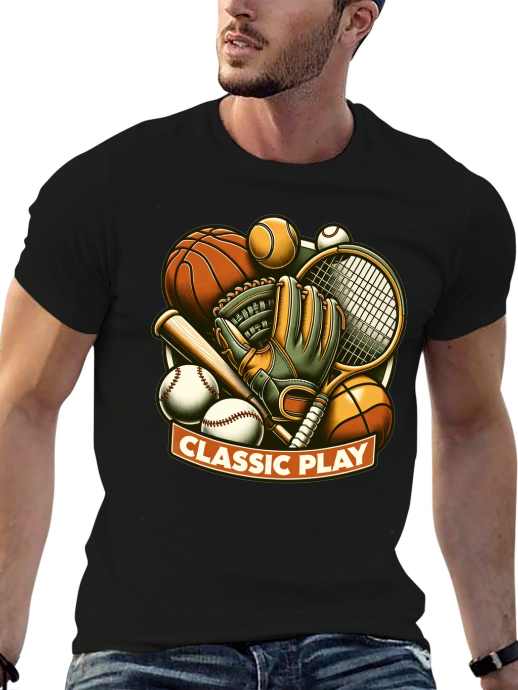 Classic Play Sports Graphic T-Shirt
