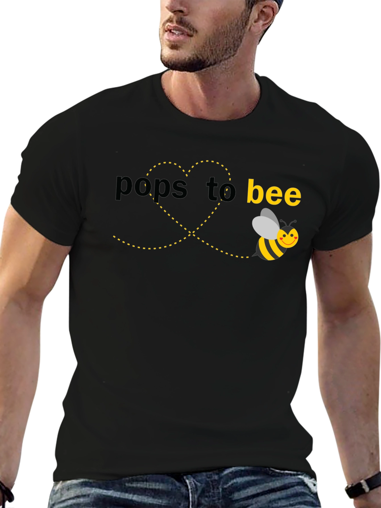 Pops to Bee T-Shirt - New Dad Gift