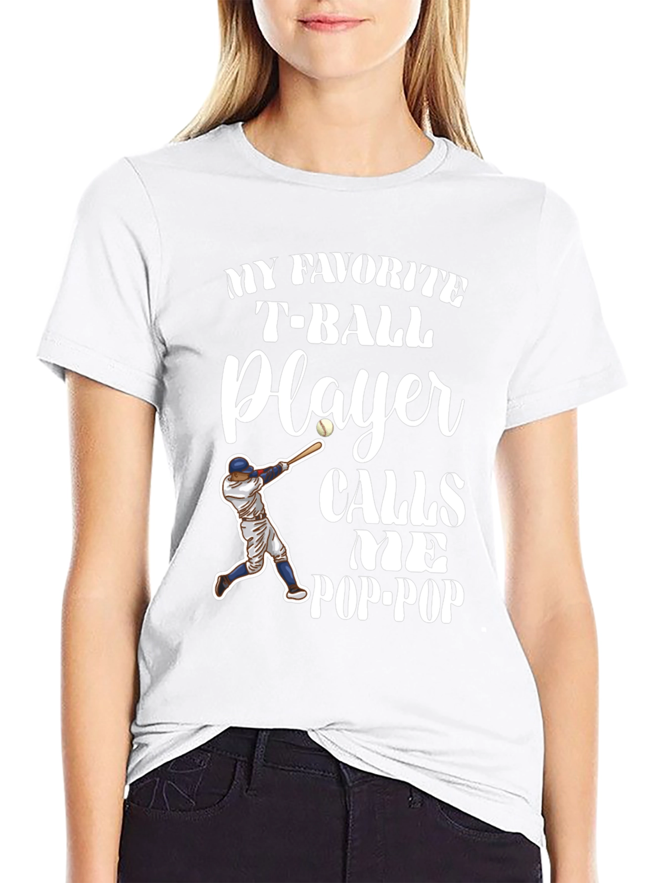 My Favorite T-Ball Player Calls Me Pop-Pop T-Shirt