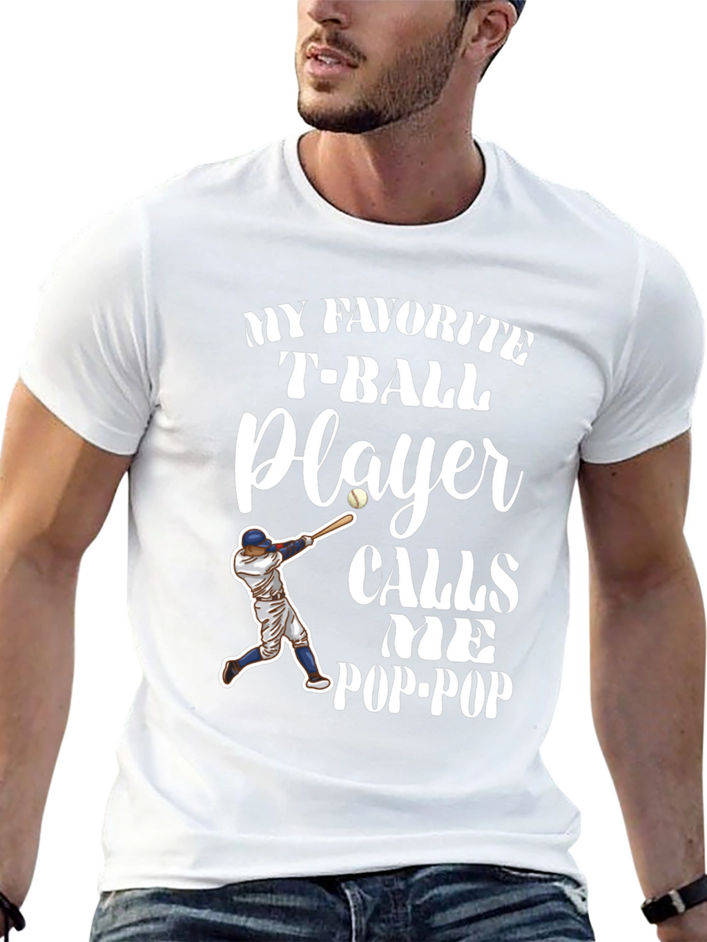 My Favorite T-Ball Player Calls Me Pop-Pop T-Shirt