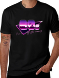 Retro 80s Black T-Shirt