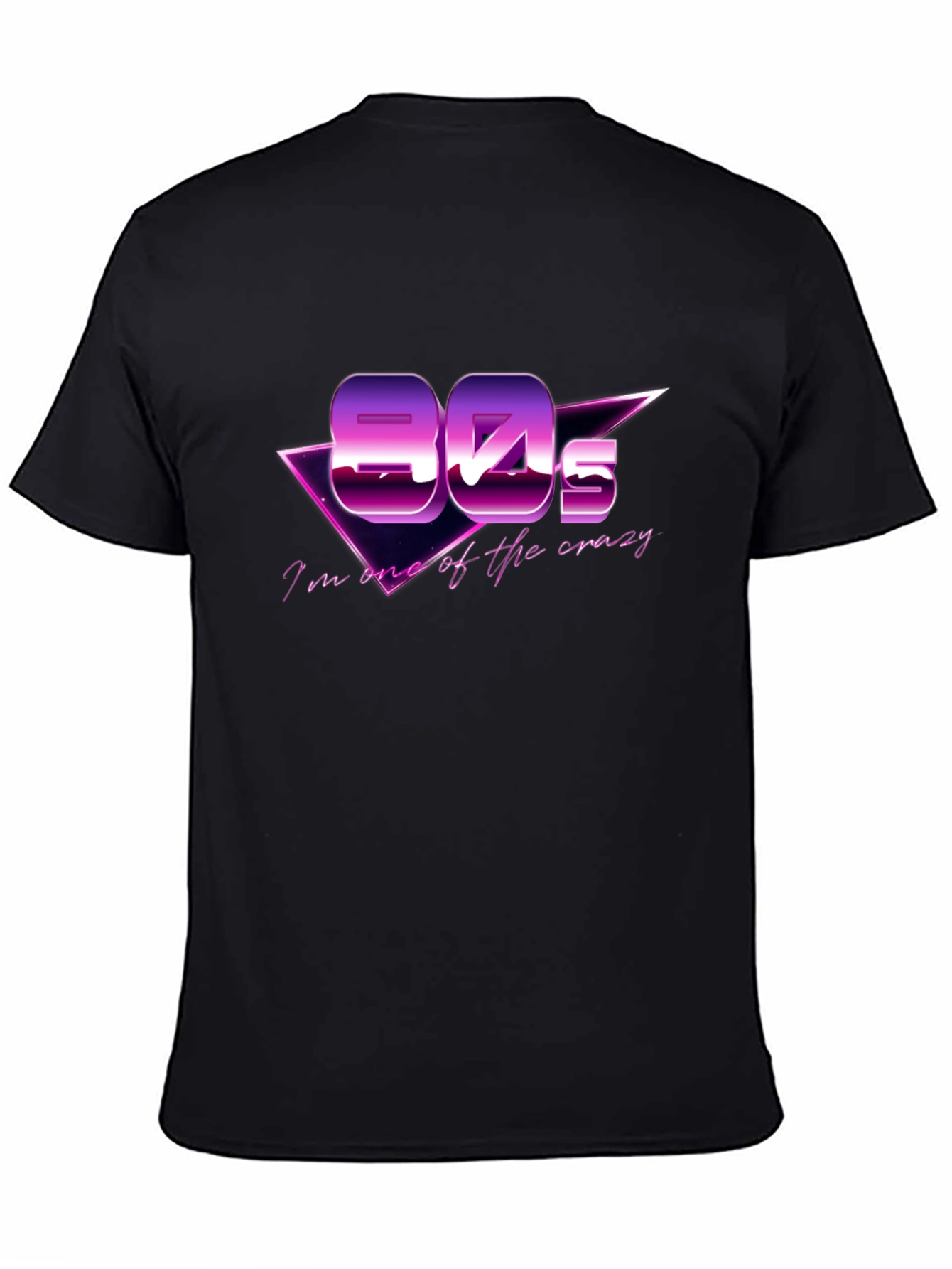 Retro 80s Black T-Shirt