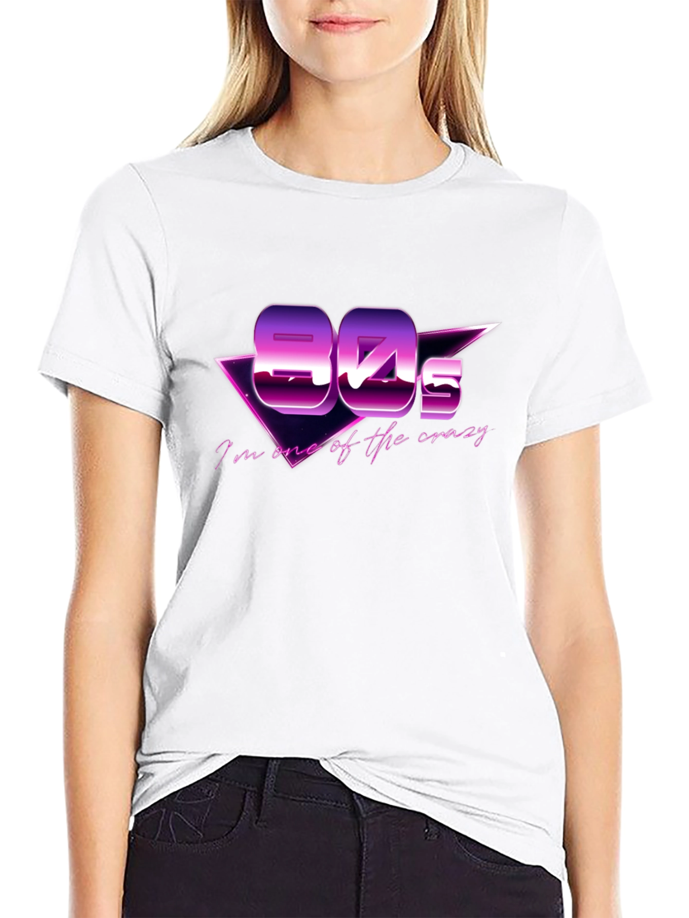 Retro 80s Black T-Shirt