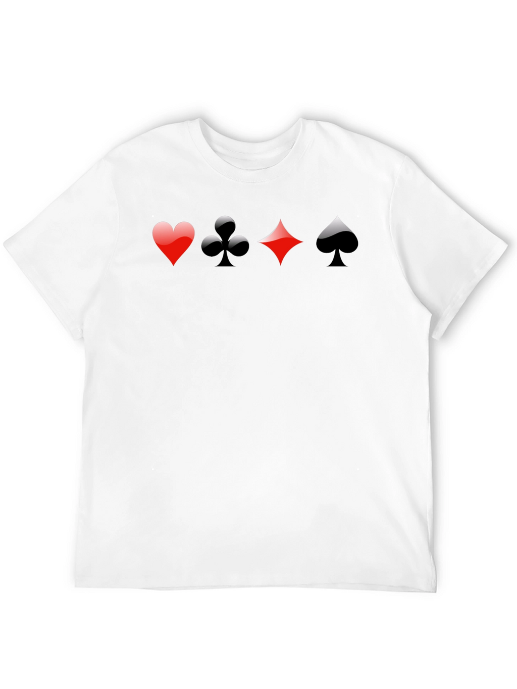 Suits T-Shirt: Heart Club Diamond Spade