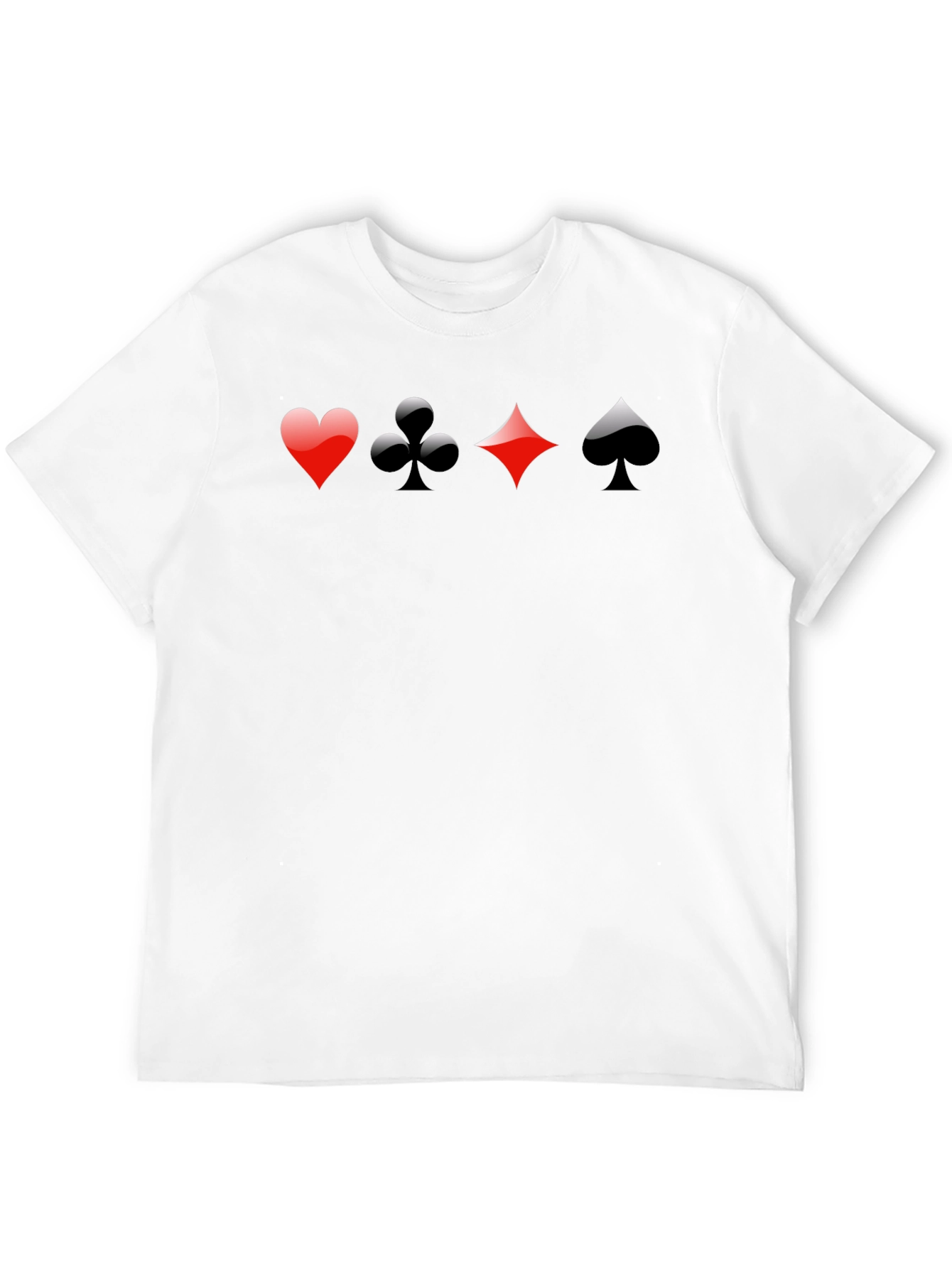 Suits T-Shirt: Heart Club Diamond Spade