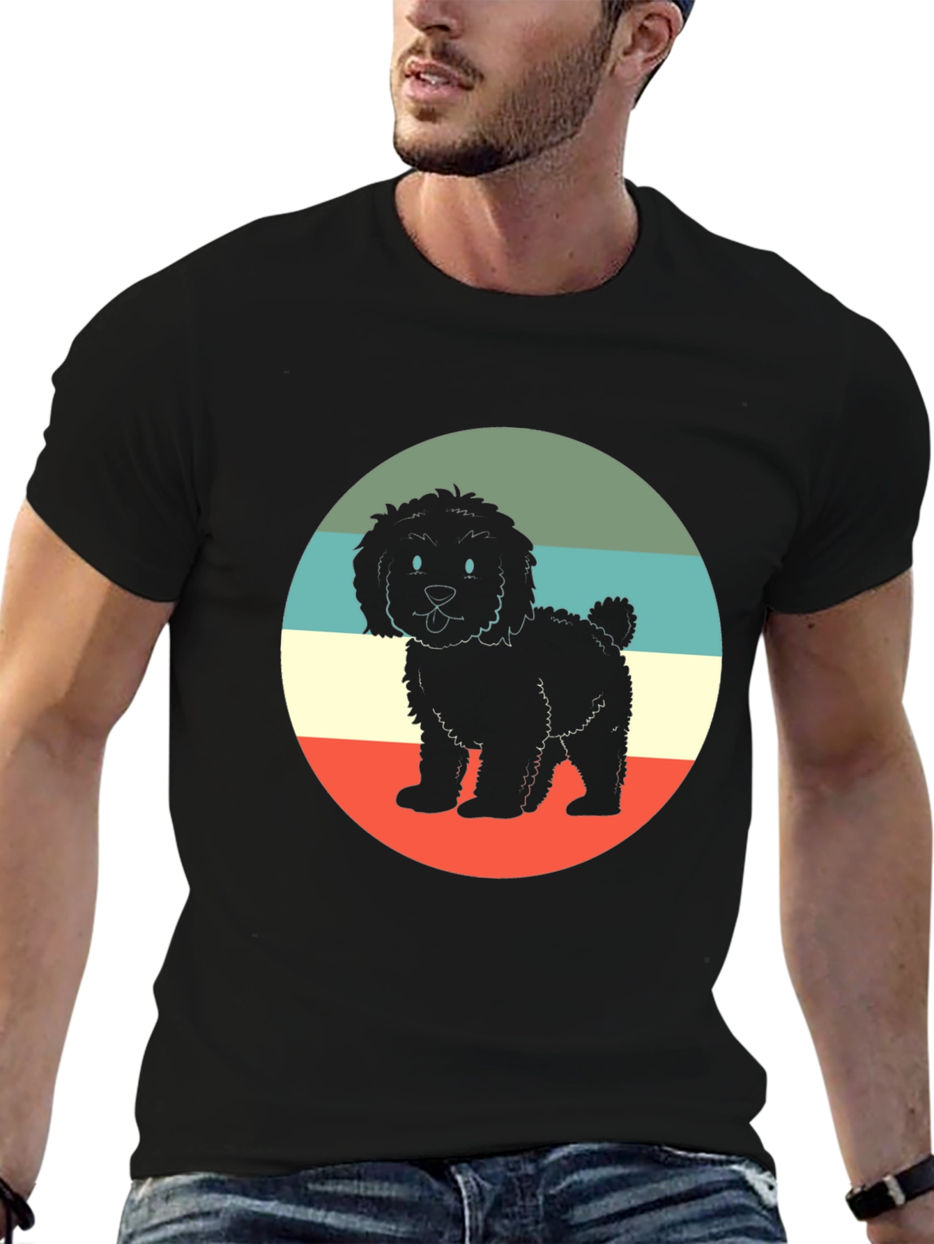 Retro Dog T-Shirt - Vintage Style Pup Tee