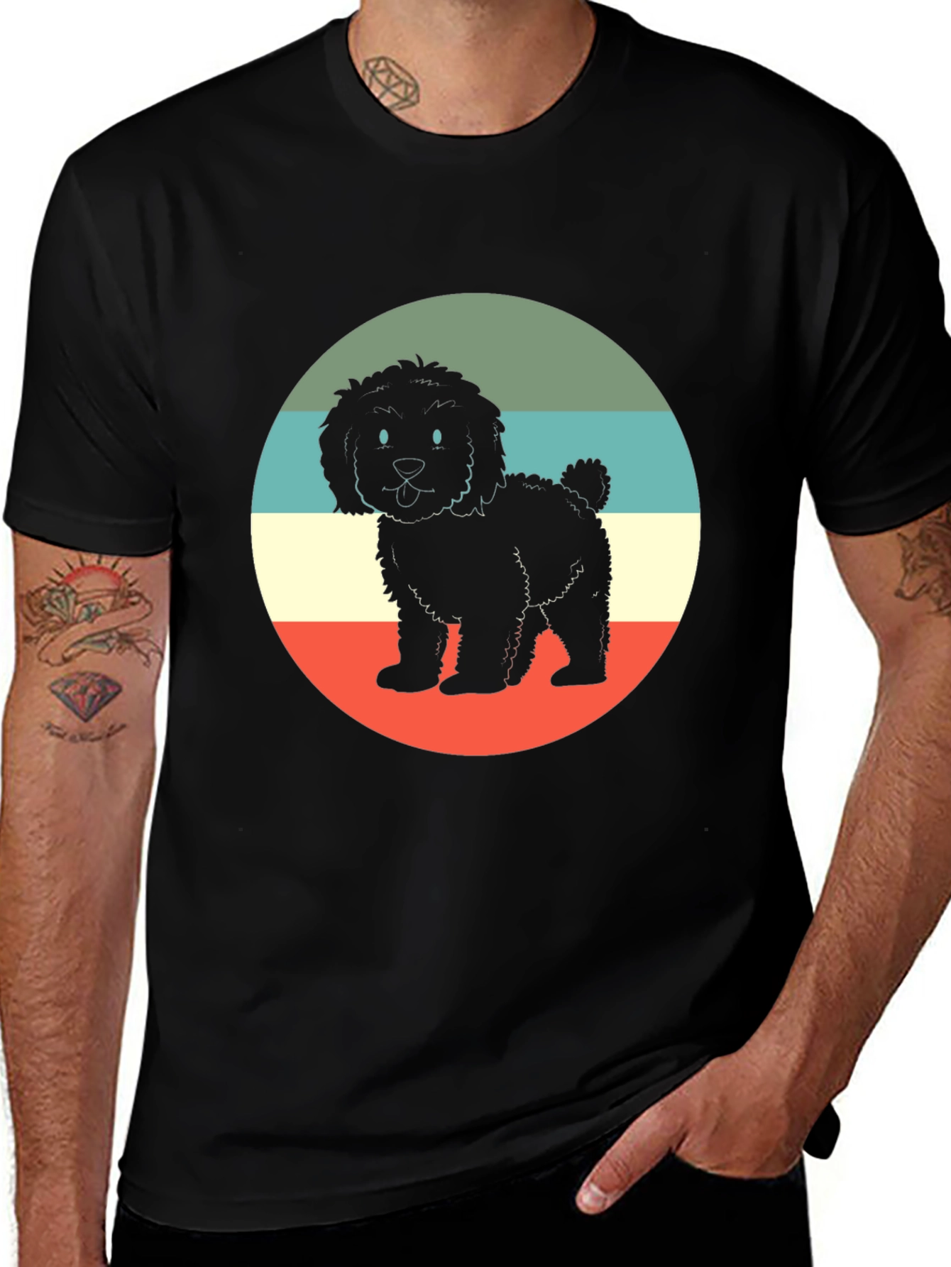 Retro Dog T-Shirt - Vintage Style Pup Tee