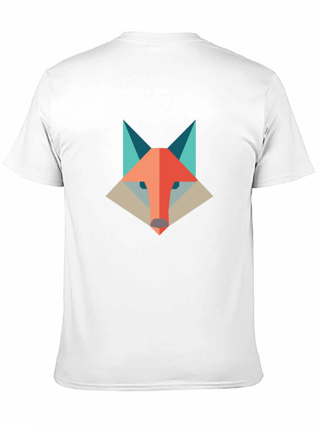 Geometric Fox Graphic Tee - Modern & Stylish