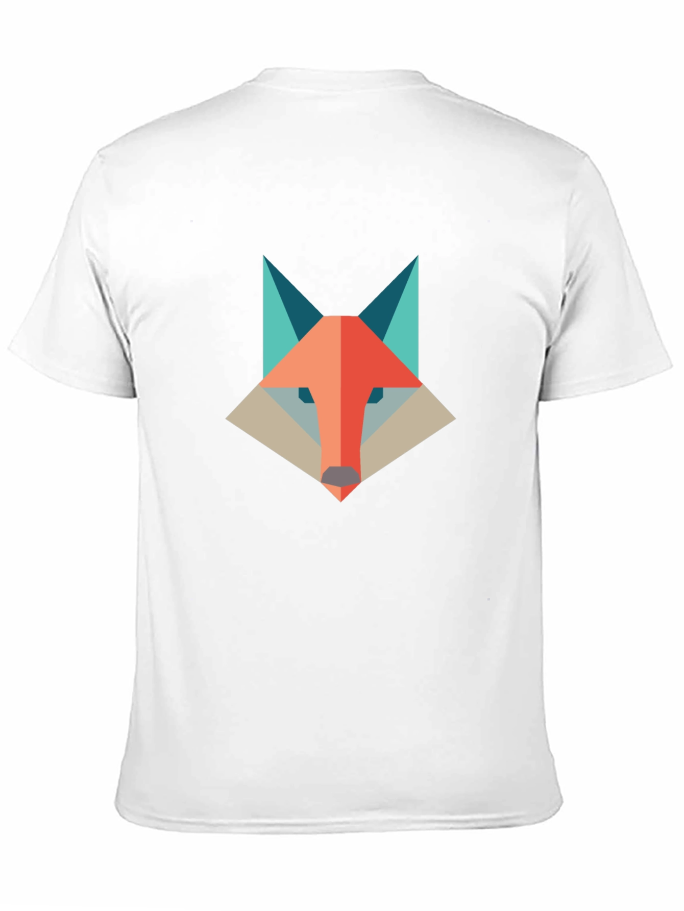 Geometric Fox Graphic Tee - Modern & Stylish