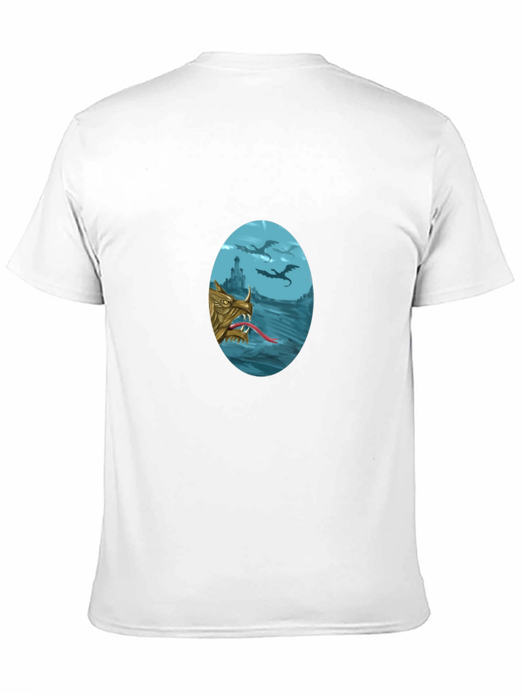 Dragon Graphic T-Shirt - Fantasy Style