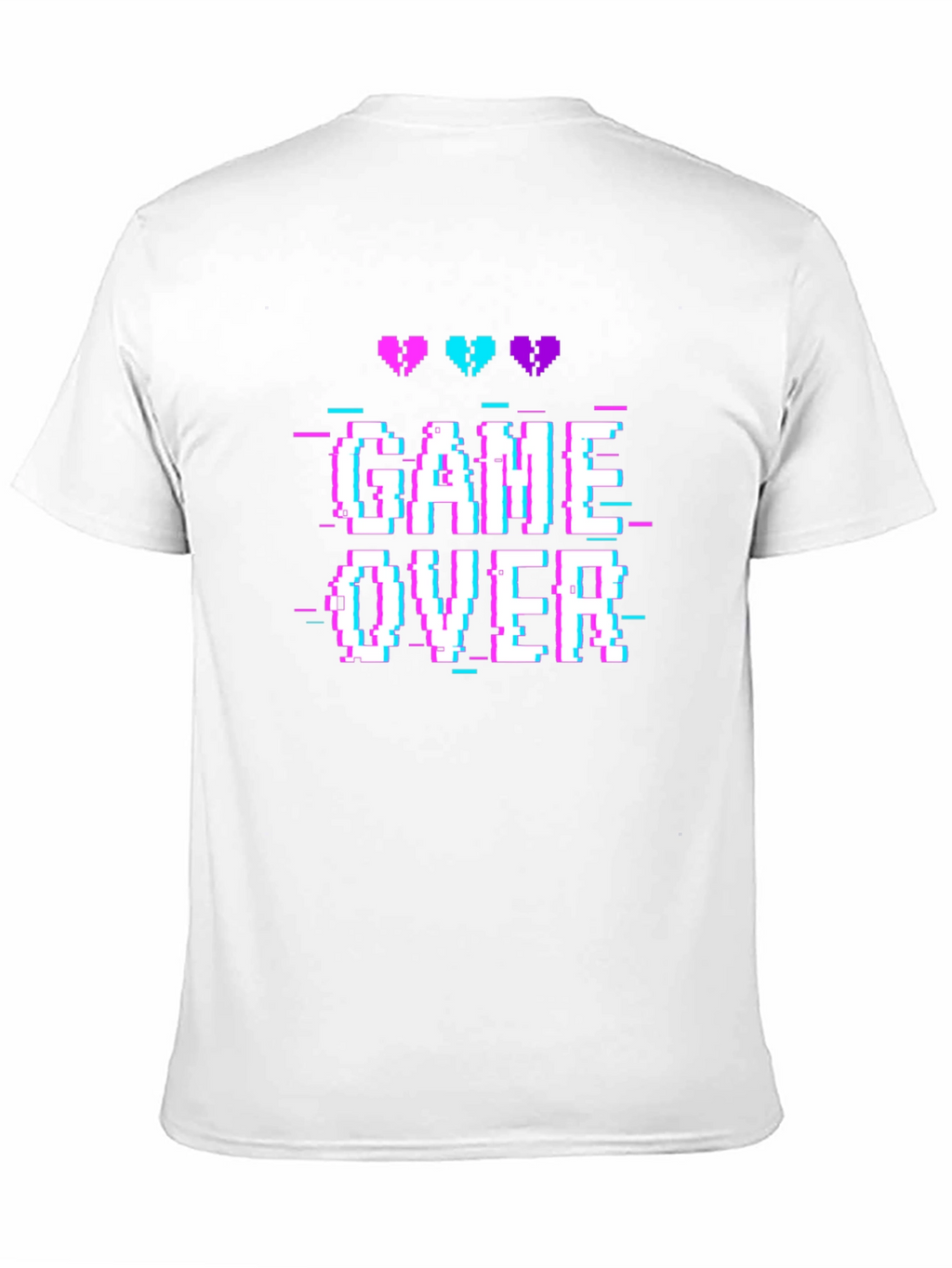 Game Over Pixel Art T-Shirt - Retro Gaming Tee