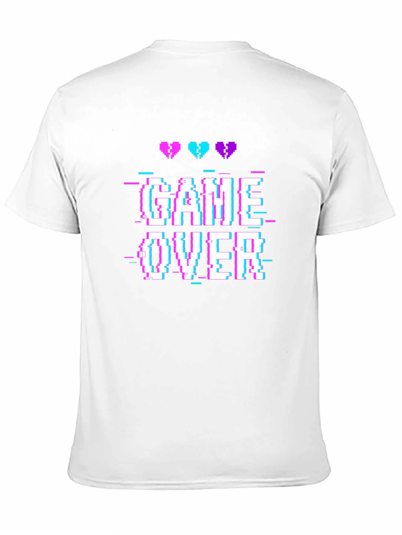 Game Over Pixel Art T-Shirt - Retro Gaming Tee