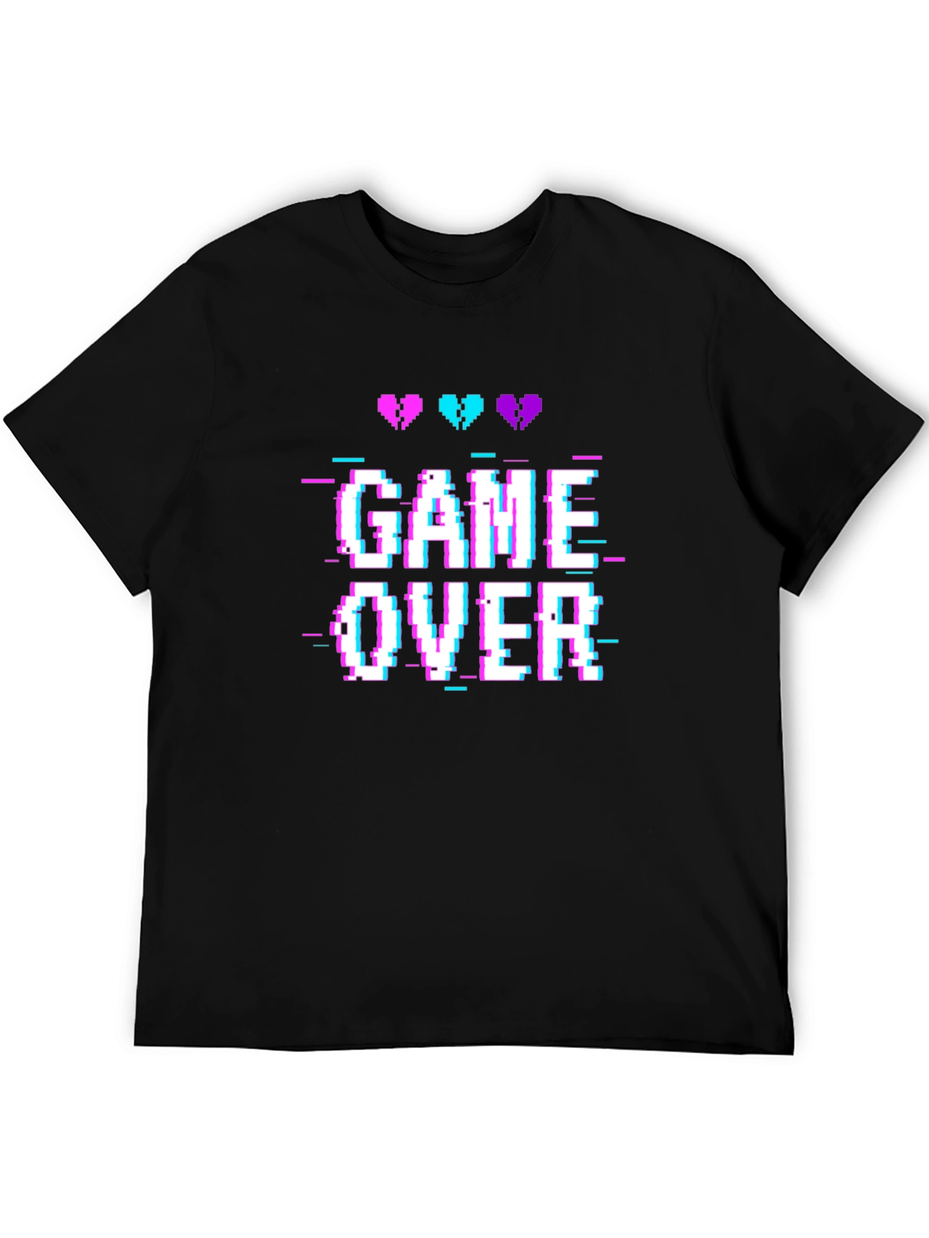 Game Over Pixel Art T-Shirt - Retro Gaming Tee