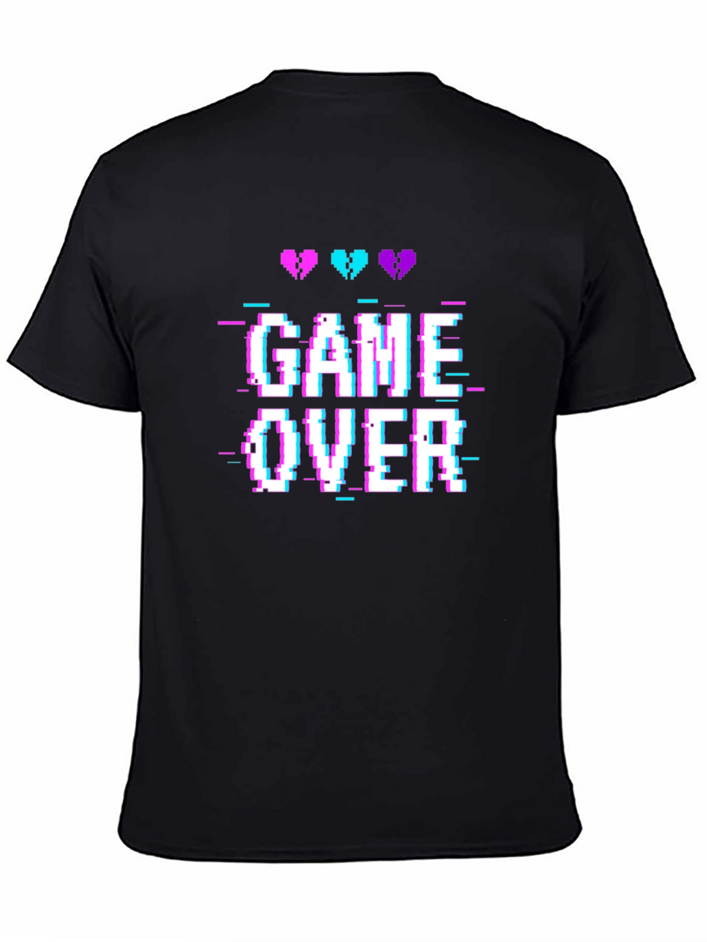 Game Over Pixel Art T-Shirt - Retro Gaming Tee