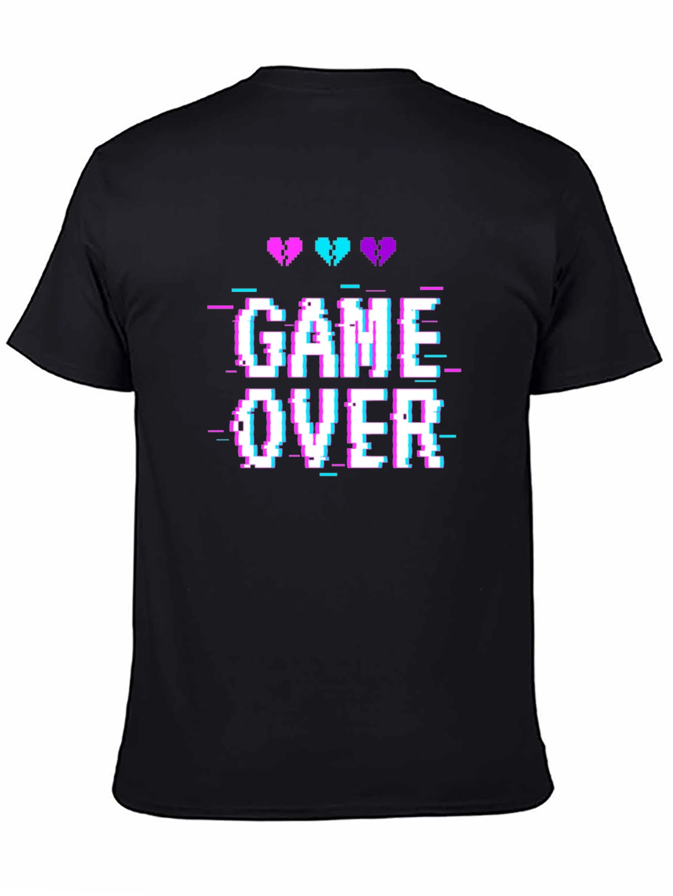 Game Over Pixel Art T-Shirt - Retro Gaming Tee