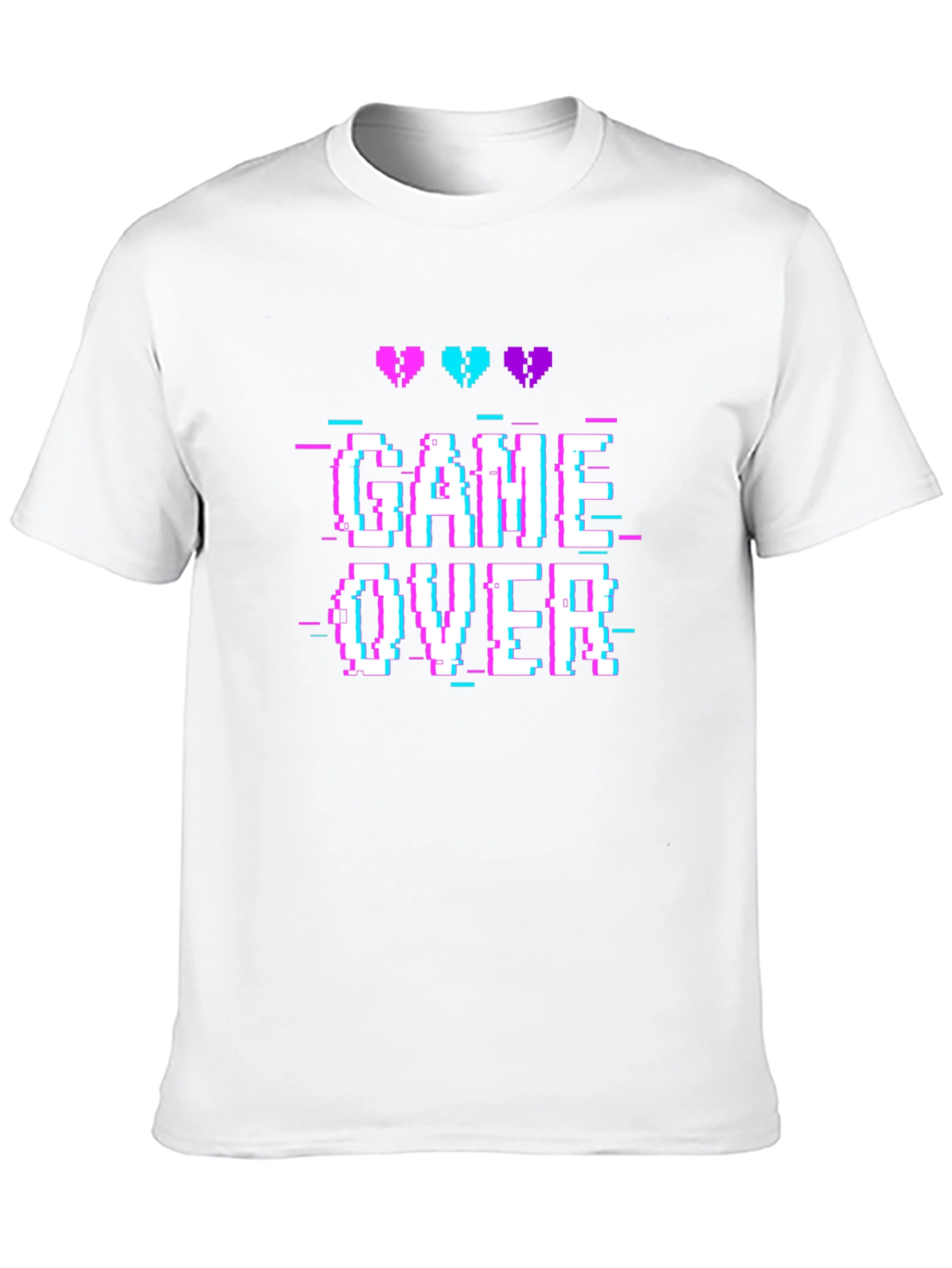 Game Over Pixel Art T-Shirt - Retro Gaming Tee