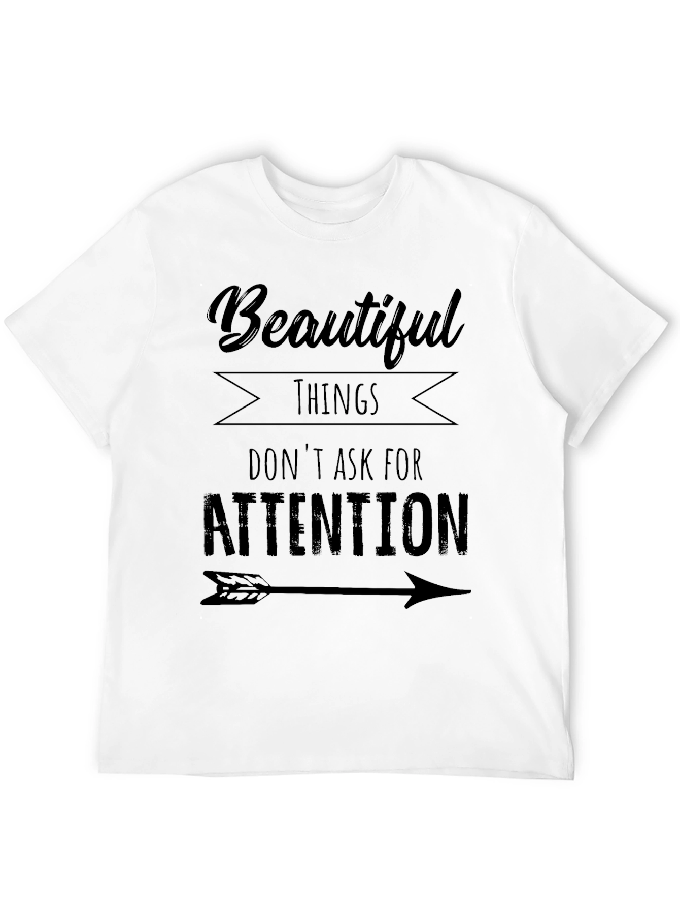 Beautiful Things Tee - Black Graphic Print T-Shirt