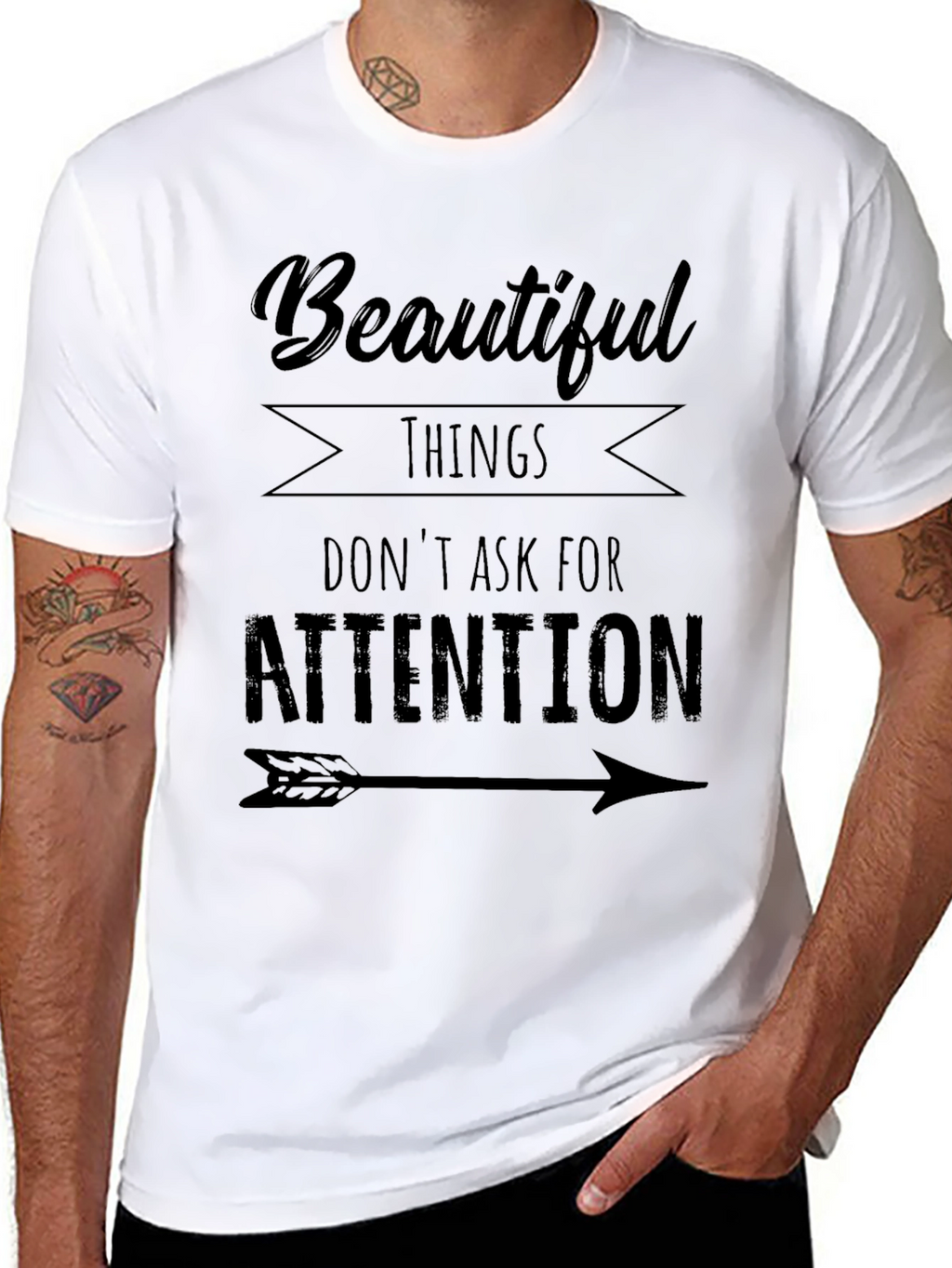 Beautiful Things Tee - Black Graphic Print T-Shirt
