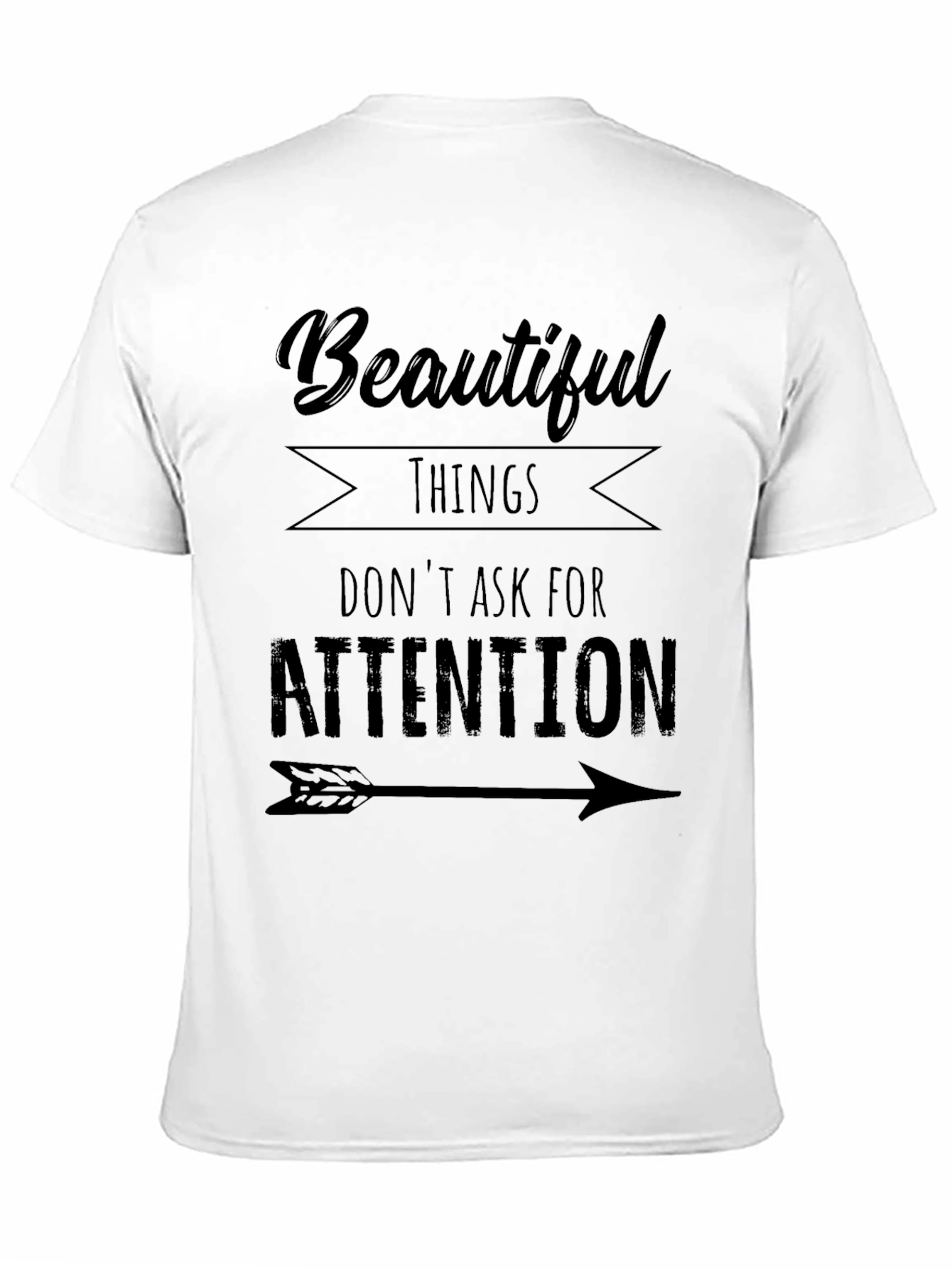 Beautiful Things Tee - Black Graphic Print T-Shirt