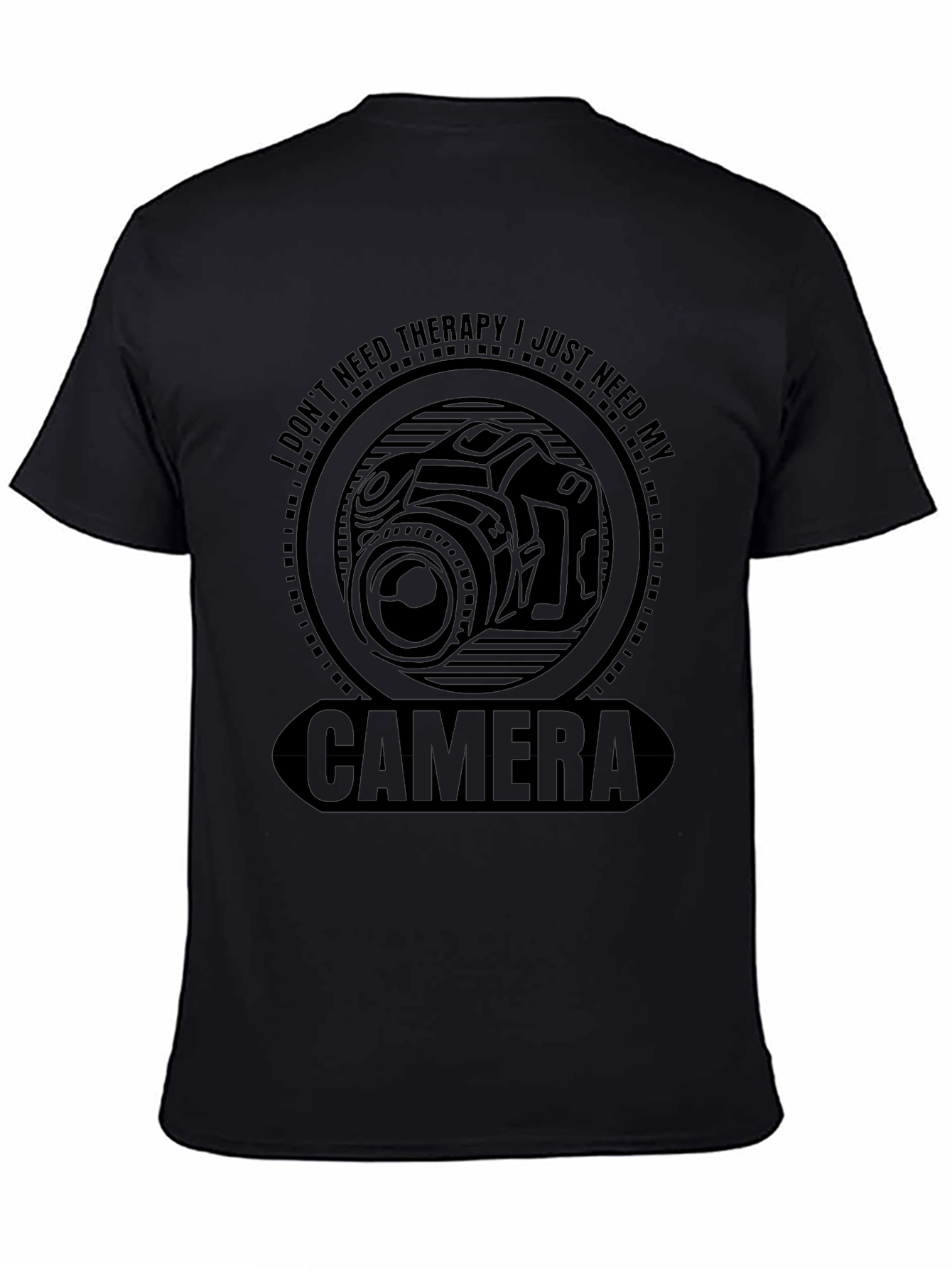 Camera Therapy Graphic T-Shirt - Photography Lover Tee