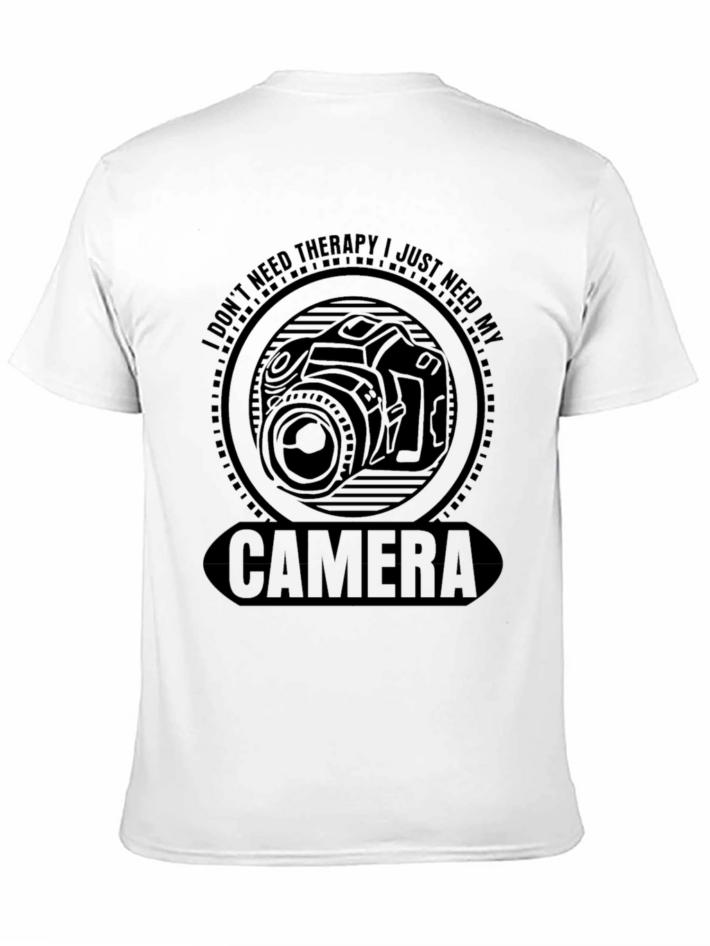 Camera Therapy Graphic T-Shirt - Photography Lover Tee